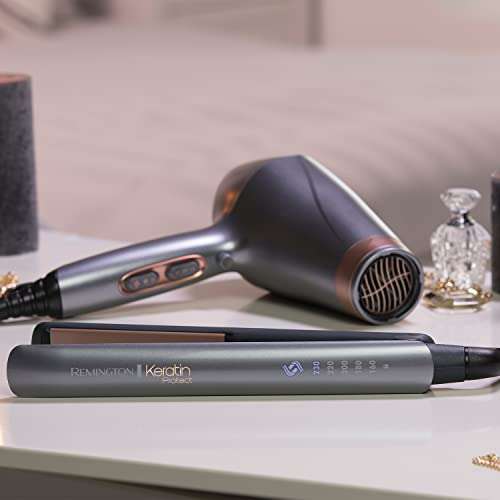 Remington Keratin Protect Intelligent Ceramic Hair Straighteners, Infused with Keratin and Almond Oil, S8598 £44.99 at Amazon