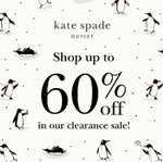 Up to 50% Off End Of Season Sale + 15% Off with code / Up to 60% Off Outlet + 20% Off with code (£4.95 delivery / free on £150) @ Kate Spade