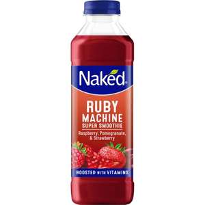 Naked 750ml Gold or Ruby Machine smoothies 99p at Farmfoods Birkenhead