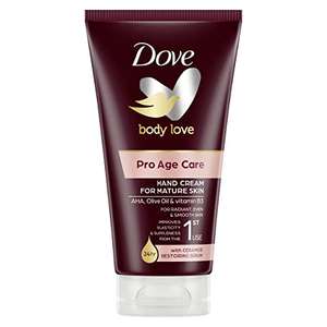 Dove Nourishing Hand Care Pro Age Hand Cream 75ML £2.50 @ Amazon