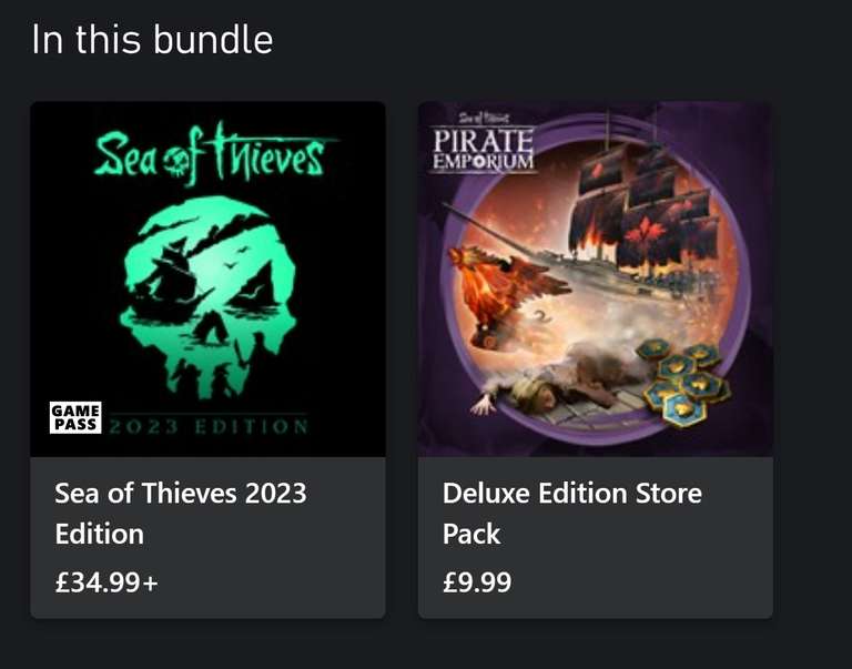 Sea of Thieves - Deluxe Edition for Xbox One, Series XIS & PC Windows - £2.00 @ Hungary Xbox Store