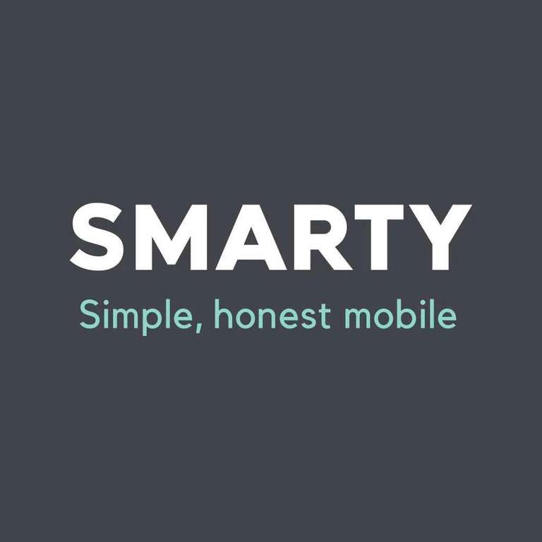Smarty 8GB 5G data, Unlimited min & text, EU roaming £3.50pm for 3 months (£7 after) - One month contract @ Smarty via Money Supermarket