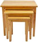 Julian Bowen Cleo Nest of Tables, Oak, Height: 46, Width: 48, Depth: 33cm £58.98 @ Amazon