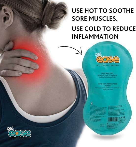 Gel Ease 2 x Hot and Cold Pack - Therapeutic Pain Relief with Hot & Cold Applications - £9.30 @ Amazon