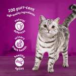 Whiskas 7+ Senior Poultry Selection in Jelly 120 Pouches, Senior Wet Cat Food (120 x 85 g) £33.30 S&S / £31.45 On 1st S&S With Voucher