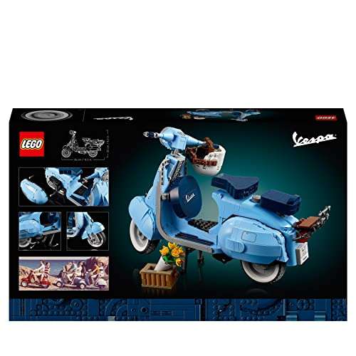 LEGO 10298 Icons Vespa 125 Scooter, Vintage Italian Iconic Model Building Kit - £64.04 with voucher @ Amazon France