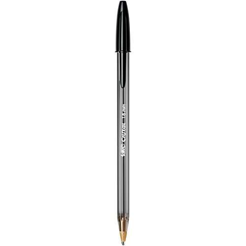 BIC Cristal Large Ballpoint Pens, Every-Day Biro Pens with Wide Point Pack of 50 - £11.30 @ Amazon