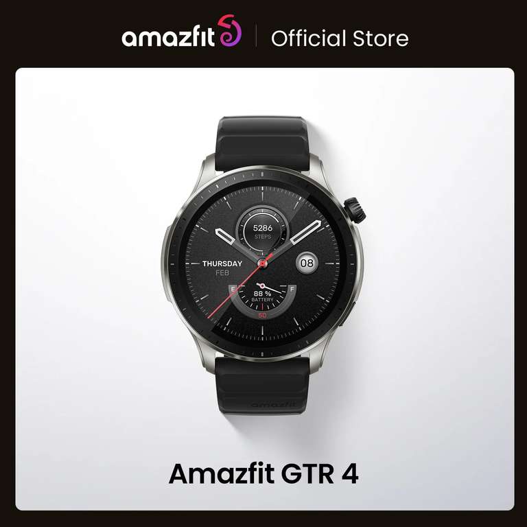 Amazfit GTR 4 GTR4 Smartwatch Bluetooth Phone Calls/Alexa Built-in/ 14 Days Battery/Satellite positioning- w/Code @ amazfit Official Store