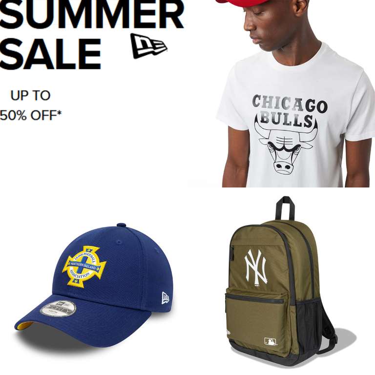 Summer Sale up to 50% off Caps from £10 Tees from £6.50 + Delivery £3.99 or Free over £28 @ New Era Cap