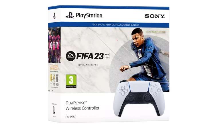 Sony DualSense PS5 Wireless Controller & FIFA 23 Game £89.99 (Click & Collect) (plus 1000 bonus Nectar points) @ Argos