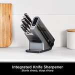 Ninja Foodi StaySharp Knife Block with Integrated Sharpener, 5-Piece Knife