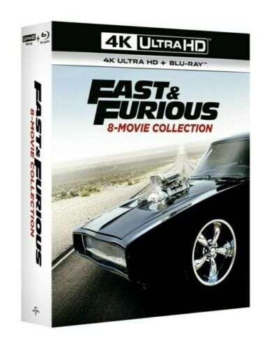 Fast & Furious - 8 Film Collection (1-8) (4K UHD + Blu-ray) - £38.99 delivered @ stklords-21 / eBay