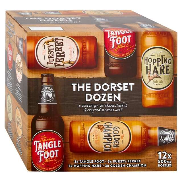 Badger Ales Dorset Dozen, 12 x 500ml £12.58 Instore Only @ Costco From 12th December (Members only) equiv to £1.05 a bottle