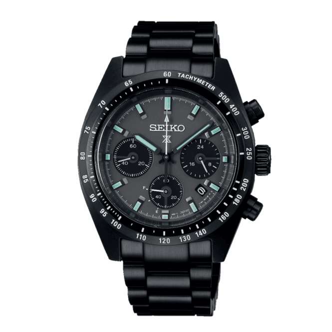 Seiko Prospex Black Series 'Night Vision' Speedtimer Watch - £450 with free  shipping @ Hillier Jewellers | hotukdeals