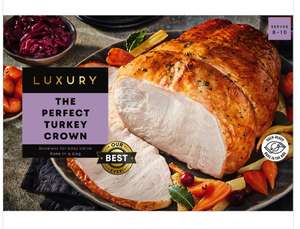 1 centerpiece 3 sides (including 2.2kg turkey crown, 1kg roast potatoes, 252g pigs in blankets)