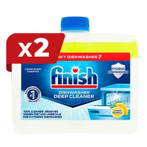 Finish Dishwasher Cleaner Lemon - 2 x 250ml