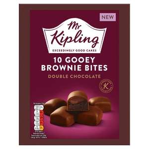 Mr Kipling Double Chocolate 10 Gooey Brownie Bites - £1.75 @ Morrisons