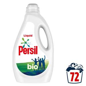 Persil Bio Laundry Washing Liquid Detergent 72 Washes 1944ml 4 for 3 Clubcard Price 10p per wash