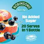 Robinsons Mini, Real Fruit Squash, Low Calorie, Apple & Blackcurrant, 6 Pack - £5.85 S&S with 20% voucher