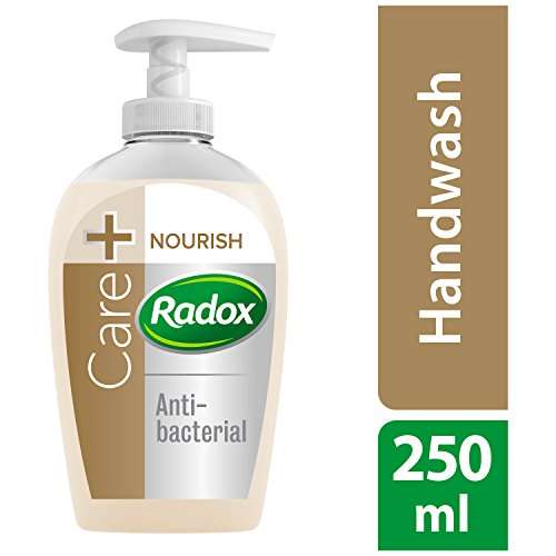 Radox Care and Nourish Antibacterial Handwash 250ml - 88p / 84p with Subscribe & Save at Amazon