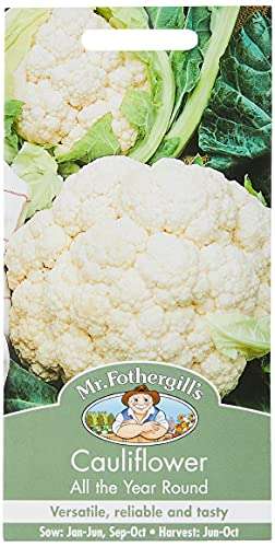 Mr Fothergills Seeds Ltd 10401 Vegetable Seeds, Cauliflower All The Year Round - 72p @ Amazon