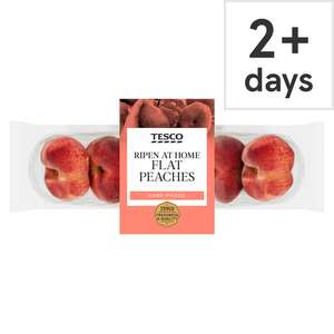Flat Peach - Minimum 4 Pack 59p with clubcard @ Tesco