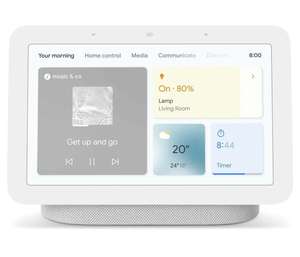 Google Nest Hub with 7" Screen, 2nd Gen, Charcoal / Chalk + 2 Year Guarantee - £49.99 (Free Click & Collect) @ John Lewis & Partners