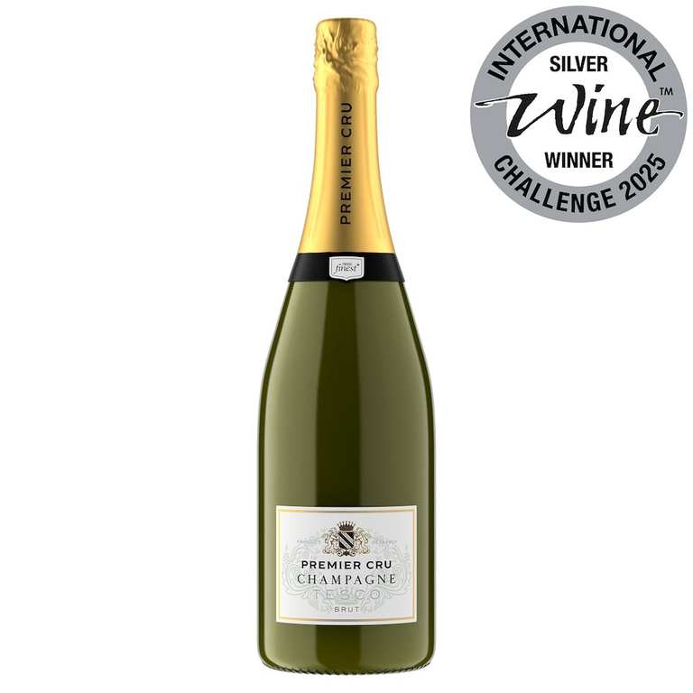 Tesco Finest Premier Cru Brut Champagne 75Cl - Clubcard Price (Buy 6 for £90 Clubcard Price)