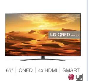 LG 65QNED916QE 65 Inch QNED Mini LED 4K Ultra HD Smart TV with 5 year warranty - automatic discount at checkout.