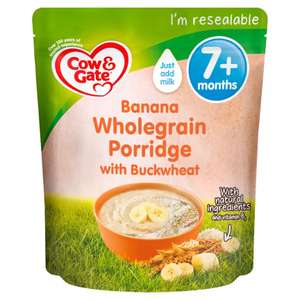 Cow & Gate Banana Wholegrain Porridge Baby Cereal 7+ Months 200g - £1.80 @ Asda