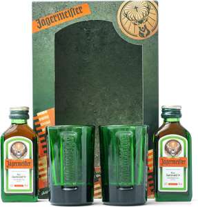 Jägermeister Gift Pack with 2 Shot Glasses £4 online (Selected Locations) instore at Sainsbury Redhill