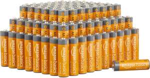 Amazon Basics AA 1.5 Volt Performance Alkaline Batteries - Pack of 100 (Appearance may vary)