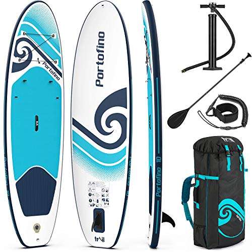 Portofino Inflatable Stand Up Paddle Board, 10ft x 33" x 4.75" SUP £154.99 with voucher Dispatches from Amazon Sold by TII Brands, Devon UK