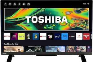 Toshiba 43LV2E63DB (2023) LED HDR Full HD 1080p Smart TV, 43 inch with Freeview Play, Black- 5 year warranty included