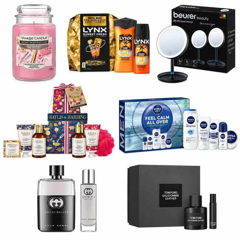 Christmas Gifts Sale + Free Next Day Delivery - Fragrances, Gift Sets, Tom Ford, Yankee Candle, Lynx, Gucci, Rabanne & More eg Vanity Mirror