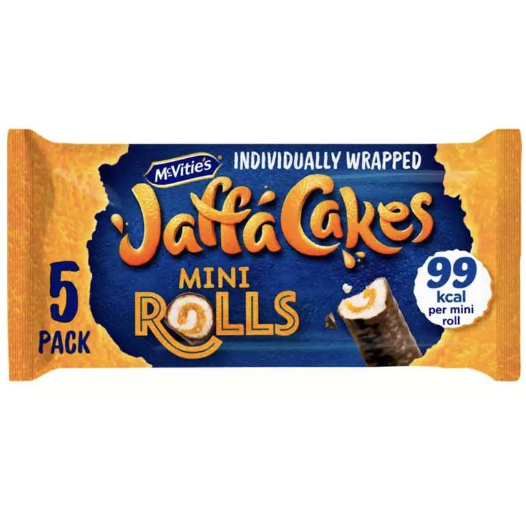 McVitie’s Jaffa Cakes Mini Rolls 5 Pack (+10p Asda Cashpot Rewards)