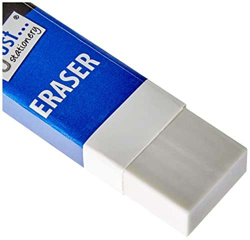 Just Stationery Eraser White - Pack of 6