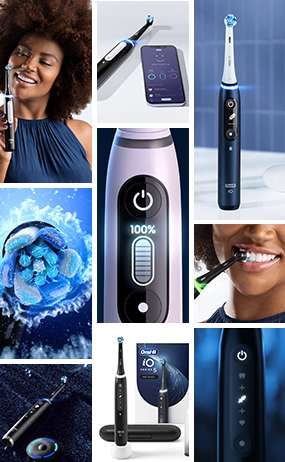 Oral B iO Ultimate Clean Black Toothbrush Heads - Pack of 8 Counts + Free Toothpaste - w/Code