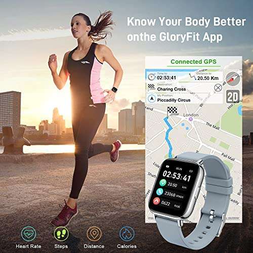 Smart Watch, Fitness Tracker 1.69" Touch Screen Fitness Watch with Heart Rate Sleep Monitor £20.93 Dispatches from Amazon Sold by REEKBOOM