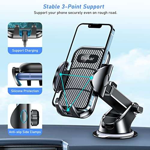 Blukar Car Phone Holder, Adjustable £8.99 - Sold by ACCER TRADING LIMTED LTD / Fulfilled by Amazon