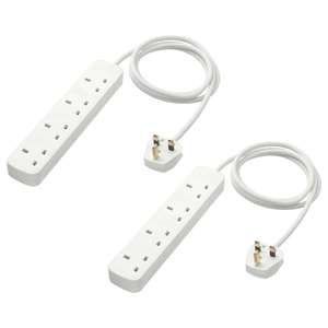 2 pack - KOPPLA 4-way socket 1.5m £4.05 with code (IKEA Family price) - free collection / in store @ IKEA