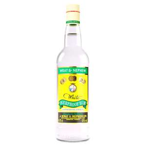 Wray & Nephew Overproof Jamaican White Rum 63% ABV 70cl