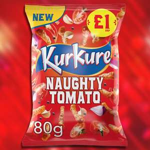 15 X KURKURE NAUGHTY TOMATO DAL, CORN & RICE 80G SNACK PACKS £1.99 (+£1 Delivery) - BBE 10/07/22 @ Discount Dragon
