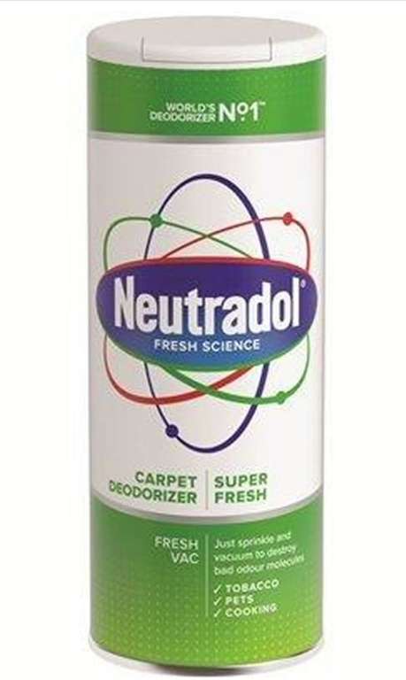 Neutradol Super Fresh Vac n Clean Carpet Deodorizer 350g 90p + Free Collection @ Wilko