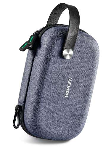 UGREEN Travel Accessories, Portable Cable Organiser Bag Travel - £12.22 (with voucher) @ Dispatches from Amazon Sold by UGREEN GROUP LDTK