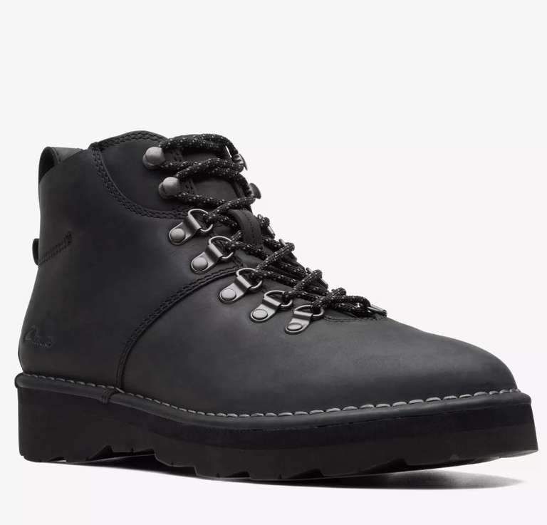 Clarks Mens Craftdale Hike Leather Boots - W/Newsletter Sign up code