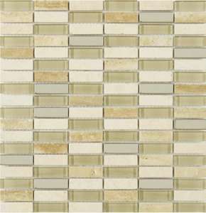 Delaware Brick Mosaic Tile - 305 x 305mm, £5, free click and collect @ Wickes