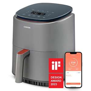 COSORI Air Fryer Lite 3.8L, 75-230℃, Amazon Exclusive, 7 Cooking Functions, Smart Control, 1500W W/Voucher