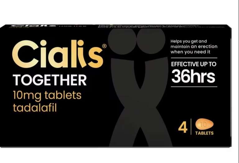 Cialis Together-Tadalafil 10mg tablets £19.79 Free Click & Collect @ Boots