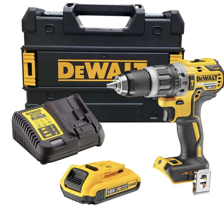 Dewalt dcd796 18v with 2ah battery, case and charger